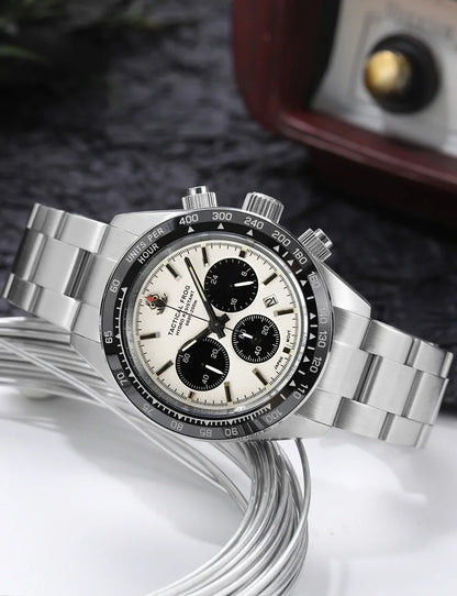 Tactical Frog Quartz Watch VS75 Solar Chronograph Sapphire 200m Waterproof Luxury Watch Luminous Quartz Movement 41mm Mens Watch