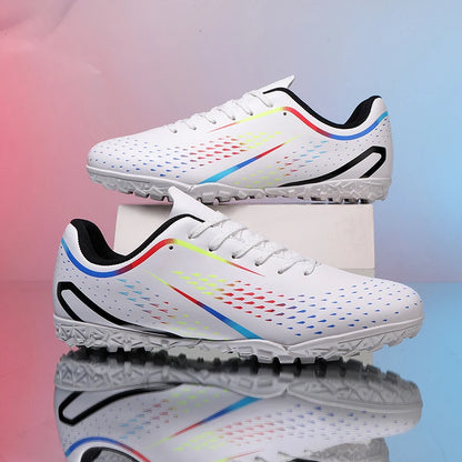 New Men Soccer Shoes High-top Futsal High-quality Cleats Grass Non-Slip Football Boots Match Sneakers Indoor Hot-selling FG/TF