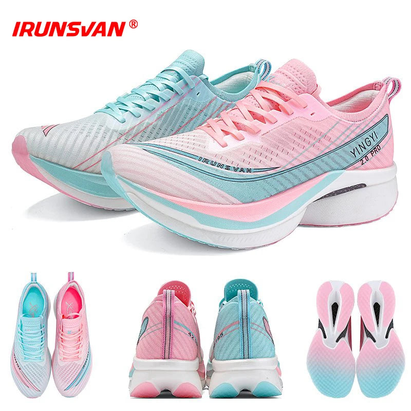2025 IRUNSVAN SHADOW WING 2.0 PRO Marathon Air Cushion Sports Running Shoes, Carbon Plate Trail Running Shoes, Lightweight Sneakers