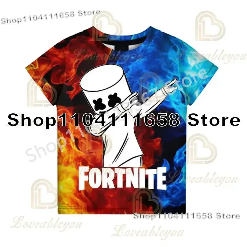 Birthday Gifts 3D Print Banana Peely Team Leader Bear F-Fortnite T Shirt T-shirt Men's Tee Battle Royale Game Summer Tops