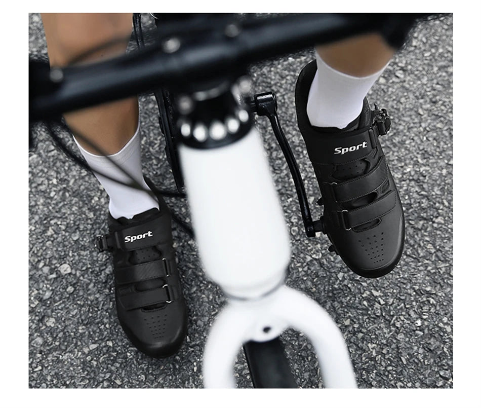 Pantofi de ciclism pentru bărbați fără crampoane, pantofi MTB pentru pedale plate, pantofi de viteză din cauciuc antiderapant pentru biciclete de șosea, adidași de curse pentru femei pentru biciclete montane
