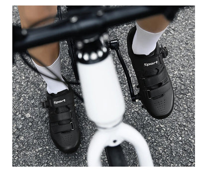 Pantofi de ciclism pentru bărbați fără crampoane, pantofi MTB pentru pedale plate, pantofi de viteză din cauciuc antiderapant pentru biciclete de șosea, adidași de curse pentru femei pentru biciclete montane