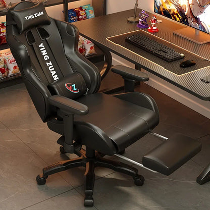 AOLIVIYA Modern Light Ergonomic Gaming Computer Chair Reclining For College Students Men Dormitory Home Office Study Room Seat