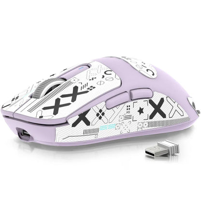 Ratón gaming inalámbrico ATTACK SHARK X3 PixArt PAW3395 49g SUPERLIGHT, BT/2.4G inalámbrico/con cable, 6 DPI ajustables hasta 26000