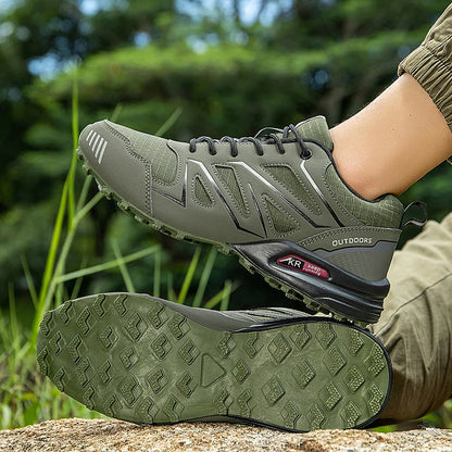 Men's Hiking Shoes Waterproof All-Terrain Outdoor Sneakers Non-Slip for Trekking Camping Tactical Training Outdoor Cycling