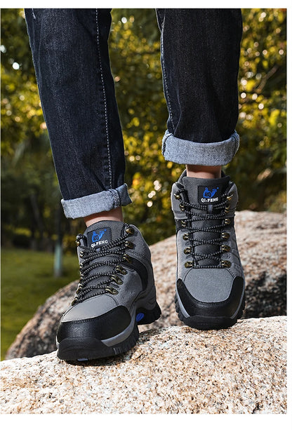 Outdoor-trekkingschoenen herfst/winter heren waterdichte wandelschoenen bergschoenen echt leer bosjacht tactische schoenen