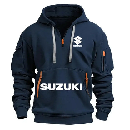 Produit gaming premium Fraquane, Suzuki's newmen's hooded sweatshirt casual outdoor sports sweatshirt warm for autumnandwinter perfect for motorcycle enthusiasts