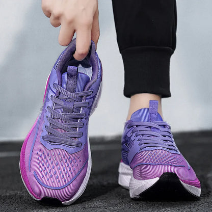Unisex Sports Shoes Carbon Plate Walking Running Sneakers Shock-Absorbing Marathon Racing Athletics Training for Men & Women