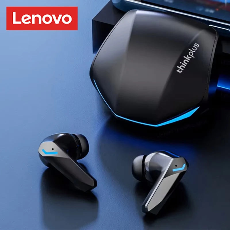Auriculares sem fios Lenovo GM2 Pro TWS Bluetooth 5.3 – Auriculares HD com controlo tátil e microfone, auscultadores desportivos à prova de água