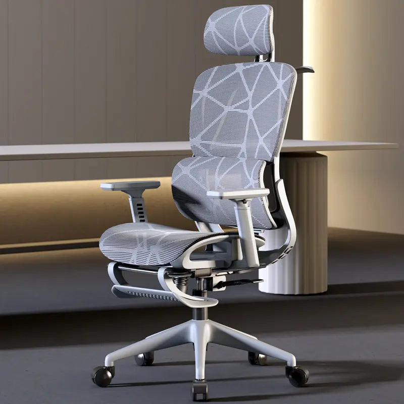 Chaise de bureau ergonomique confortable pour la maison, chaise de travail assise longue durée, chaise de bureau pour l'étude et l'e-sport