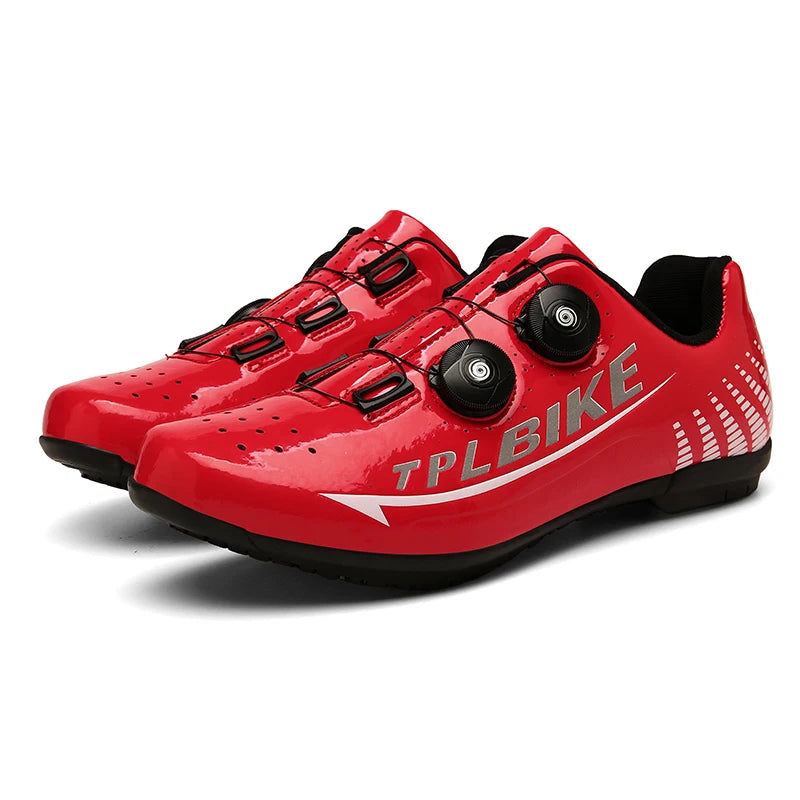 New Men’s and Women’s Bicycle Shoes Outdoor Cycling Shoes with Three Functional Soles Professional Training Shoes