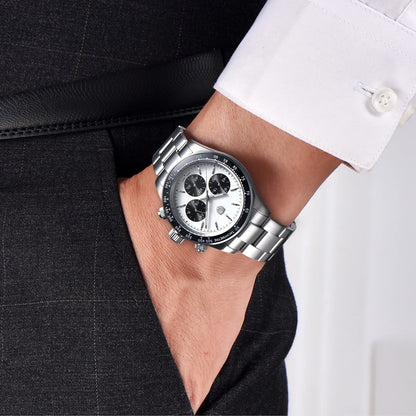 RollsTimi 2025 New Men's Watches Top Luxury Man Quartz Wristwatches Chronograph AR Sapphire Mirror Waterproof Sports Clock Gift