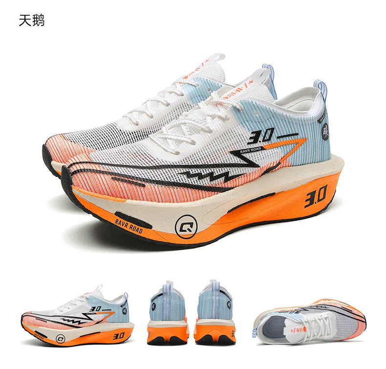 Running Shoes Speciality Men Marathon Sports Carbon Board Breathable Ultralight Women Comfy Athletic Cushion Stability Sneakers