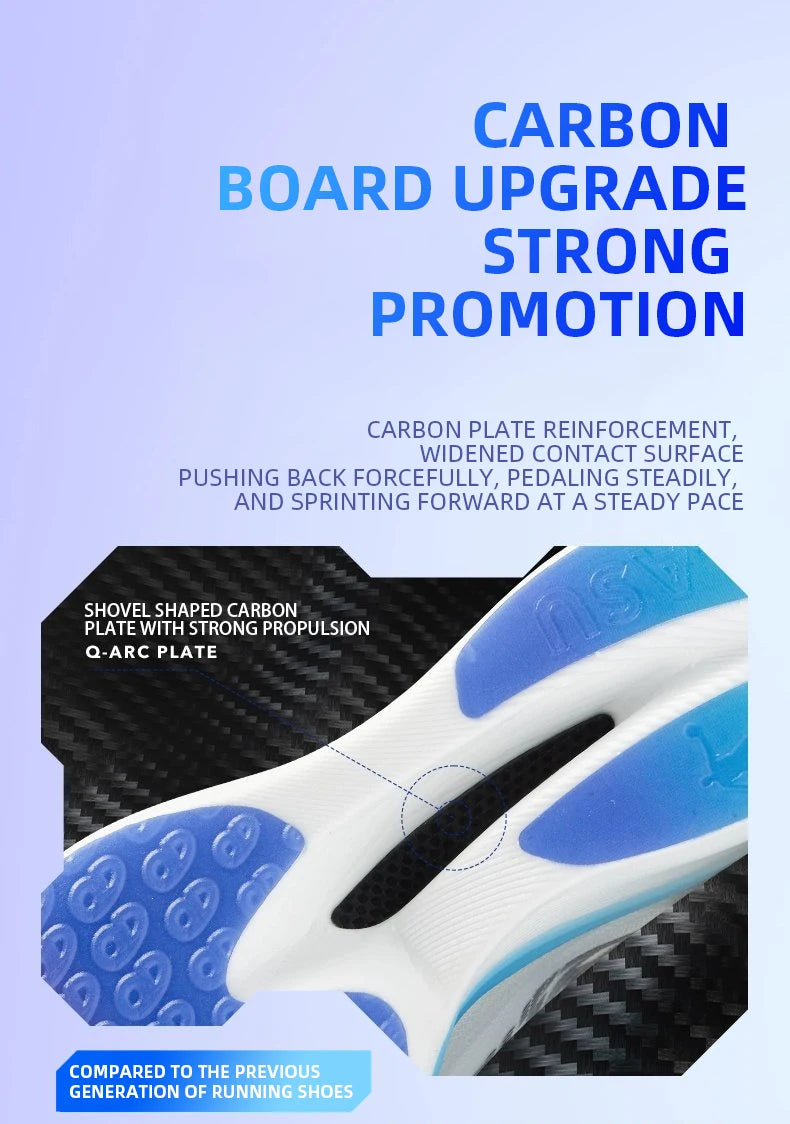 QIAODAN Feiying PB3 Enhanced Edition Professional Marathon Carbon Board hardloopschoenen herensneakers QDB023251299T
