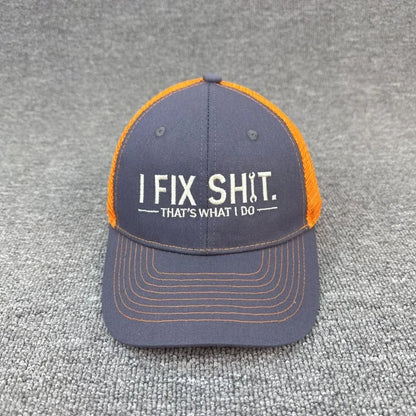 Unisex Embroidery I Fix Shit That's What I Do Mechanic Baseball Cap Repairman Dad Hat Outdoor Activity And Daily Fashion Wear