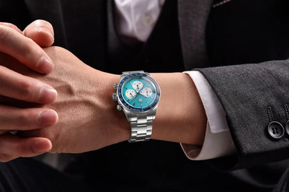 RollsTimi 2025 New Men's Watches Top Luxury Man Quartz Wristwatches Chronograph AR Sapphire Mirror Waterproof Sports Clock Gift