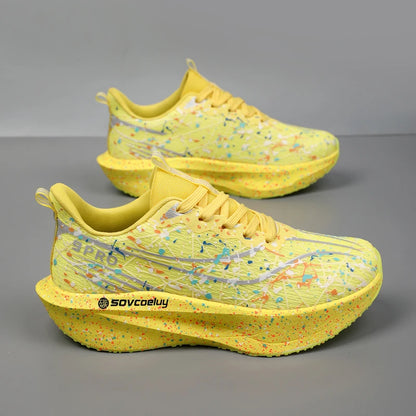 Tekaski čevlji Carbon Board Marathon Cushion za moške, športni, zračni, lahki, za ženske, udobni, športni, protizdrsni superge