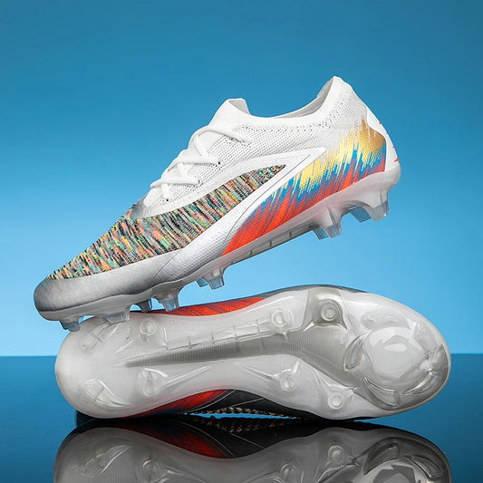 New Men’s Soccer Shoes Cleats Women Professional Football Boots Training Outdoor Durable Firm Ground Lightweight Adult Rugby