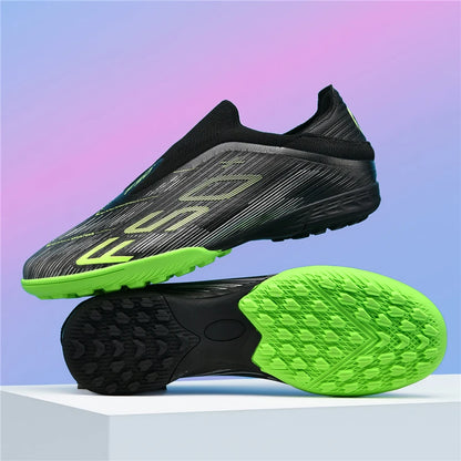 Nuove scarpe da calcio da uomo di alta qualità, tacchetti, scarpe da football, sneakers bestseller indoor per futsal, antiscivolo, da partita su erba, alte, outdoor