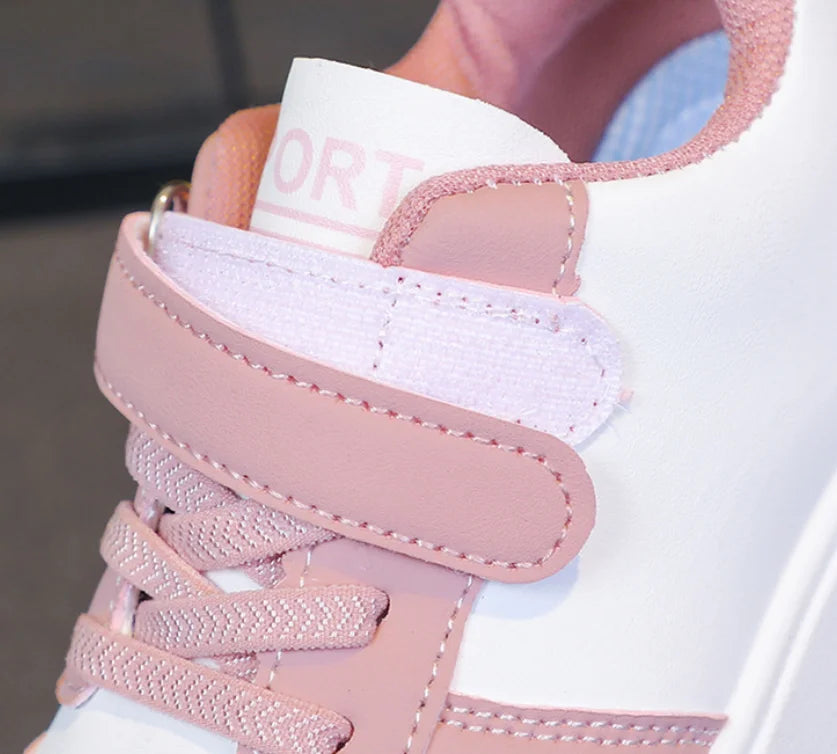 Sonic Fashion Sport Shoes PU Leather Sneakers Soft-soled Student Sneakers Tennis Shoes