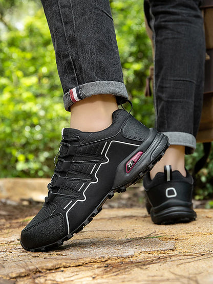 Men's Hiking Shoes Waterproof All-Terrain Outdoor Sneakers Non-Slip for Trekking Camping Tactical Training Outdoor Cycling