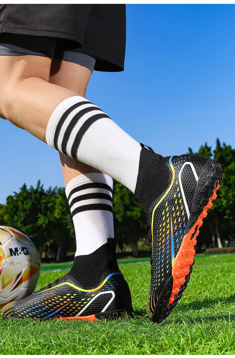 Moški nogometni čevlji Visokokakovostni nogometni čevlji Ženski Unisex čevlji za futsal Ultralahki profesionalni TF/FG športni čevlji