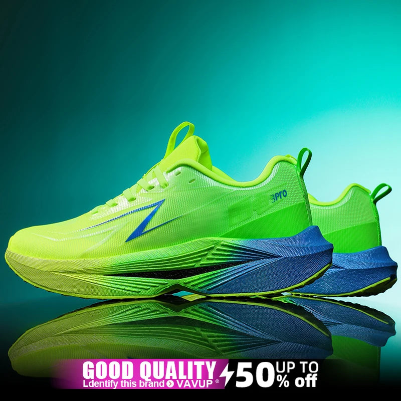 Marathon Men Running Shoes Sports Speciality Breathable Lightweight Women's Athletic Nonskid Carbon Board Comfortable Sneakers