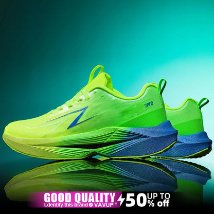 Marathon Men Running Shoes Sports Speciality Breathable Lightweight Women's Athletic Nonskid Carbon Board Comfortable Sneakers