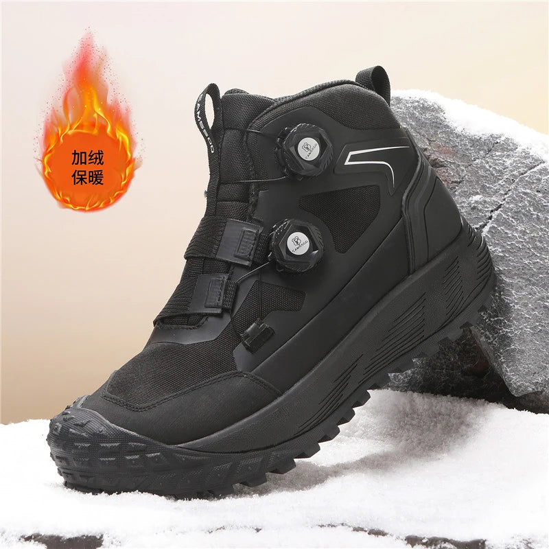 CAMSSOO Hiking Shoes Men Snow boots Outdoor Sports Climbing Shoes women Trekking Sneakers ankle boots hunting shoes travel boots
