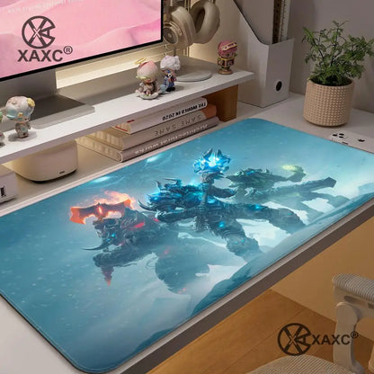 Podkładka pod mysz Lich King World Of Warcraft XAXC, duża podkładka na biurko pod klawiaturę i mysz, antypoślizgowa gumowa podkładka gamingowa pod mysz, mata pod mysz do laptopa