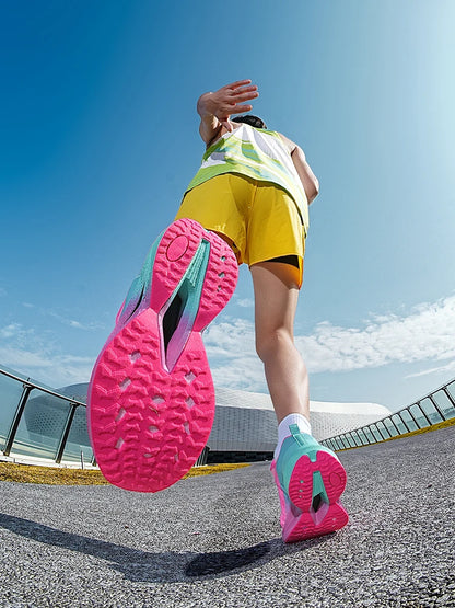 Marathon Men Running Shoes Sports Speciality Breathable Lightweight Women's Athletic Nonskid Carbon Board Comfortable Sneakers