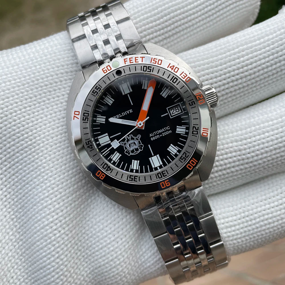 Top Brand Diver Watch Men SUB300T Automatic Mechanical Sapphire Glass Luminous Date 200m Turn Bracelet Seestern Wristwatch Retro