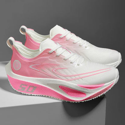 FourSeasons herensportschoenen CarbonPlate hardloopschoen, ademende marathon- en wedstrijdschoenen, comfortabele atletiek- en trainingsschoenen, wandelschoenen