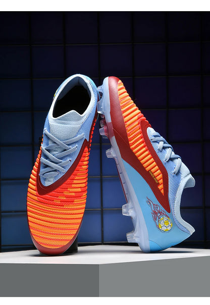 New Men Football Boots Sport Soccer Shoes Outdoor Cleats Adult Non Slip Boys Long Spikes Training Breathable Match Comfortable