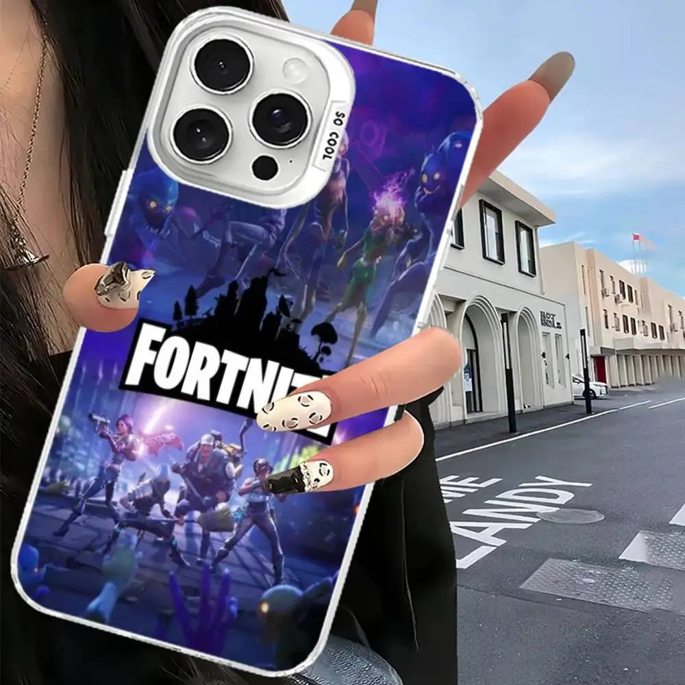 Classic Game Hot Fortnites Phone Case for Xiaomi Redmi Note 7 8 9 9S 10 11 12 13 14 15 Pro Plus 4G 5G Anti-Fall Matte Back Cover