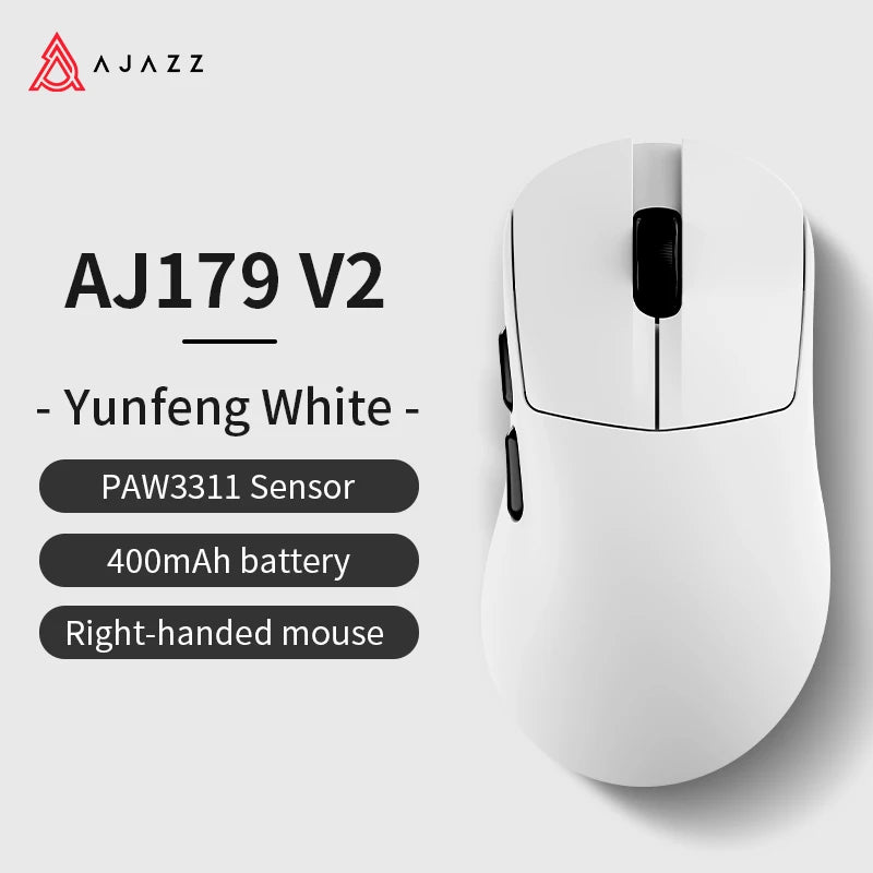 AJAZZ AJ179 V2 MAX tro-načinski miš za dešnjake, lagan 56g, senzor PAW3311, Huanuo Micro Switch, TelinkMicrochip