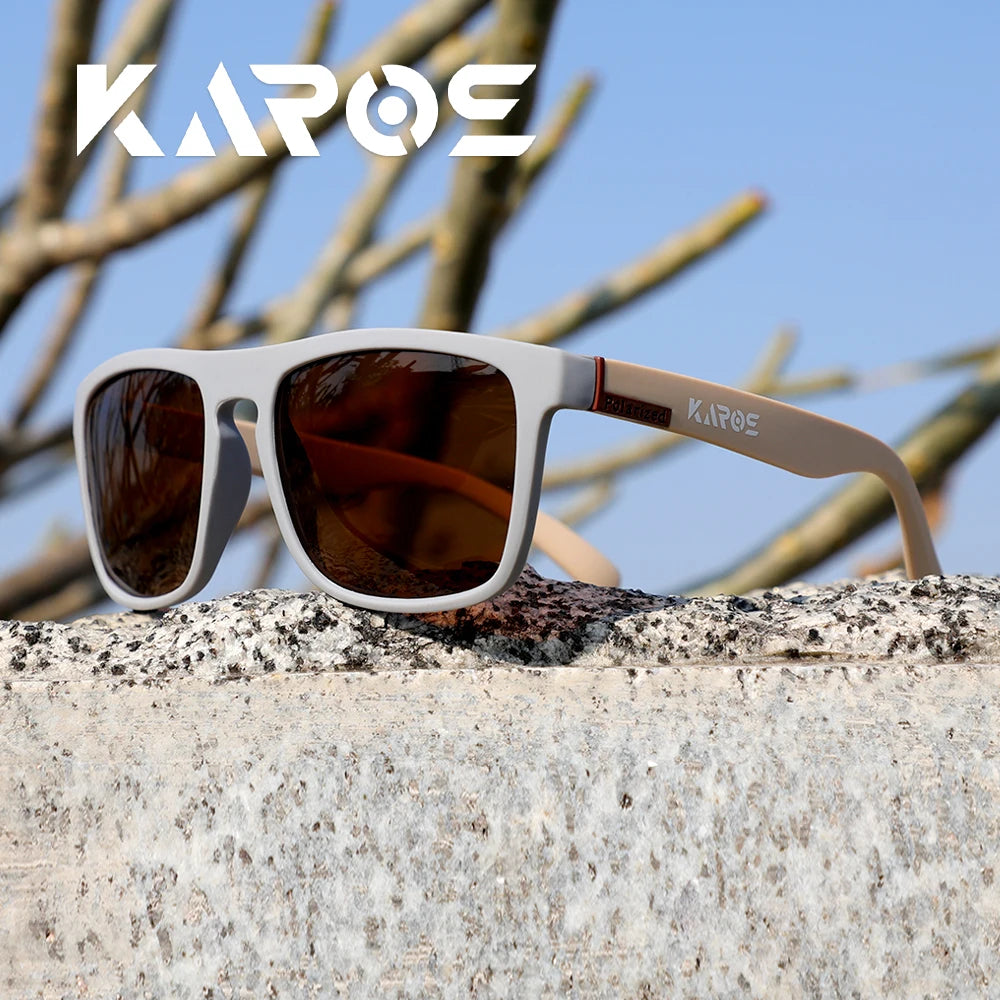 KAROS Polarized Sunglasses Unisex Car Driver Anti-Glare Goggles Outdoor for travel fishing beach UV400 eyeglasses
