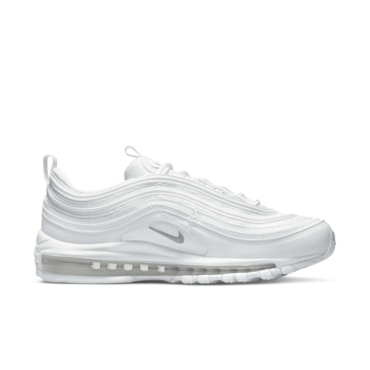 Tekaski copati Nike Air Max 97 – blaženje, zračni po celotni dolžini, protizdrsni, trpežni, beli-921826-101