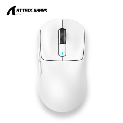 Attack Shark X3/X3PRO 4K/8K Tri-mode Gaming Mouse, PixArt PAW3395 Sensor, 26K DPI, 49g Ultralight, BT/2.4G Wireless/Wired, for PC