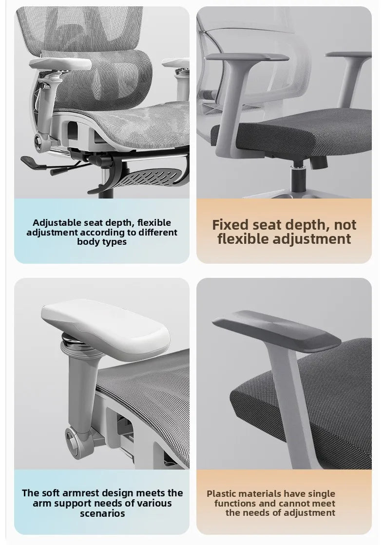 Portable Minimalist Ergonomic Chair 10D Armrest Computer Chair Office Chair Study Chair Gaming Chair Gravity Sturdy and Durable