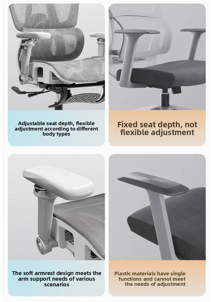 Portable Minimalist Ergonomic Chair 10D Armrest Computer Chair Office Chair Study Chair Gaming Chair Gravity Sturdy and Durable