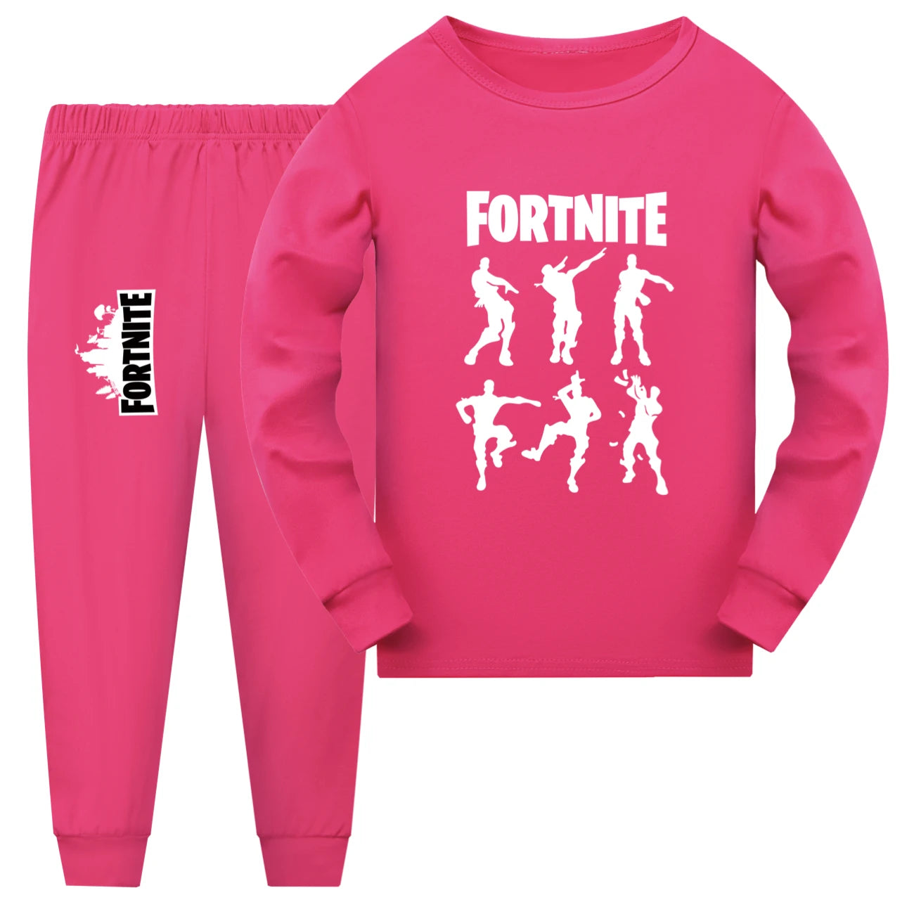 New Kids Fortnite Fall Pajama Sets Baby Girls Long Sleeve Tops Pants 2pcs Set Teen Boys Daily Sleepwear1006