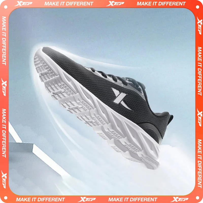 Xtep Running Shoes for Men 2021 Summer Lightweight Men's Sports Shoes, Cushioning Jogging Breathable Sneakers 879219110037