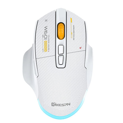 12800 DPI 2.4G Wireless Bluetooth Wired Tri-mode Mouse Mute Button Macro Programming Carbon Fiber Gaming Mouse 500mAh 7 Keys