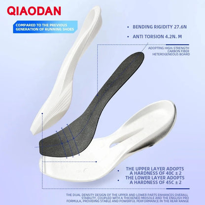 QIAODAN Feiying PB3 Enhanced Edition Professional Marathon Carbon Board hardloopschoenen herensneakers QDB023251299T