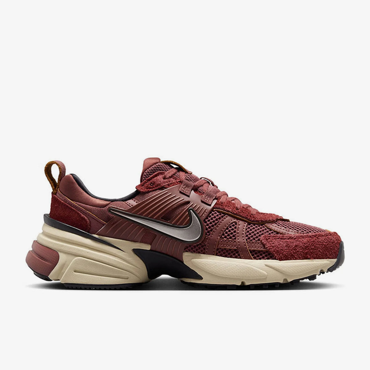 Nike Official Authentic W NIKE V2K RUN Retro-skor för kvinnor, slitstarka ”dad shoes” FN6703-201