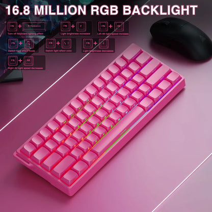 WIN60PRO Magnetic Switch Keyboard Rapid Trigger 8K Return RGB Hotswap 60% Layout Esports Gaming Keyboard
