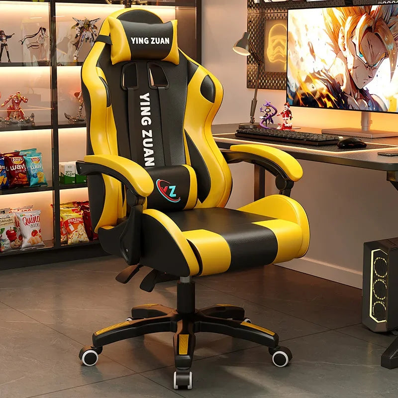 AOLIVIYA Modern Light Ergonomic Gaming Computer Chair Reclining For College Students Men Dormitory Home Office Study Room Seat