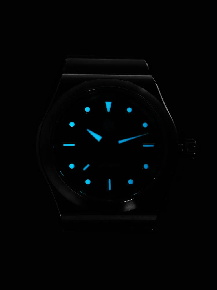 San Martin 40mm Men Sports Watch SS Brushed Dial Integrated Bracelet Miyota 90S5 Original Design Automatic Mechanical SN0149