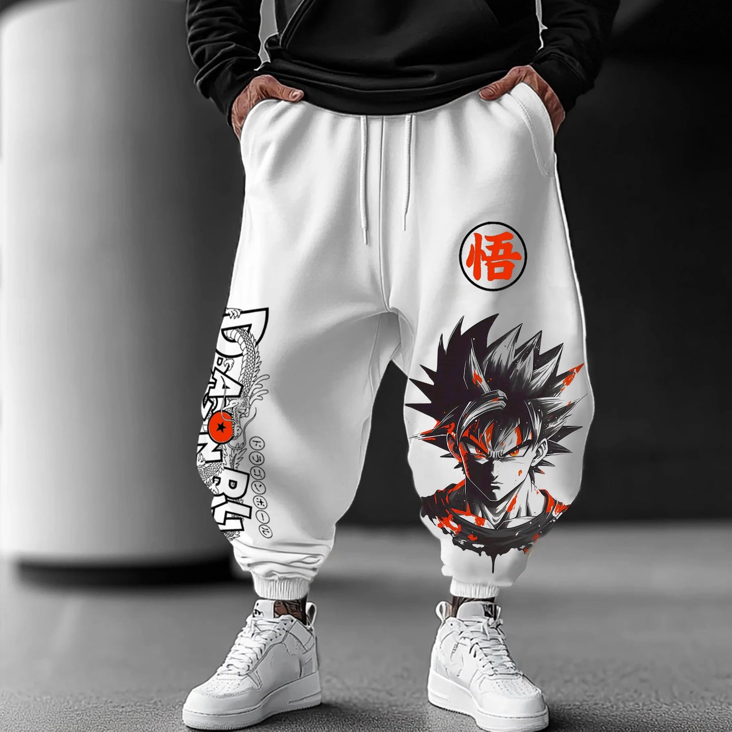 2026 Anime Saiyan Dragon Ball Summer Outdoor Sweatpants Harajuku Trendy Men Women Street Loose Casual Fashion Sports Cuff Pants